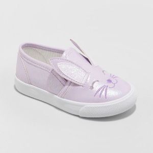 Bunny girls shoes purple Easter size 8 new